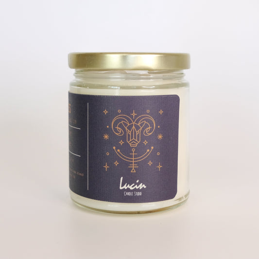 Aries, Zodiac Candle