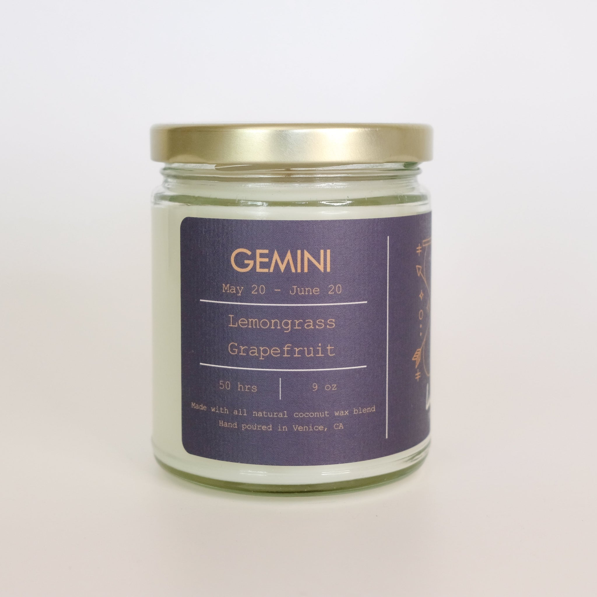 Gemini, Zodiac Candle