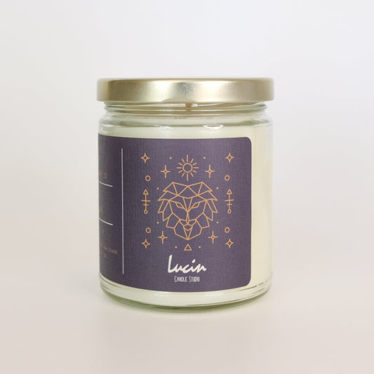 Leo, Zodiac Candle