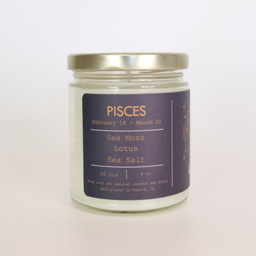 Pisces, Zodiac Candle